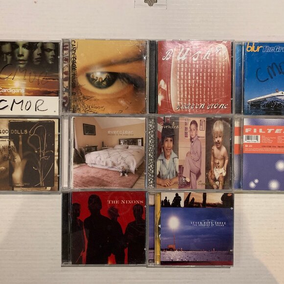 90s Alt Rock 10 CD Lot - Filter Bush Everclear Cardigans Blur Candlebox Nixons - Picture 1 of 7